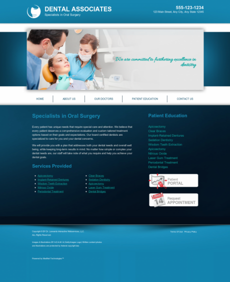 Oral Surgery Website Preview #15