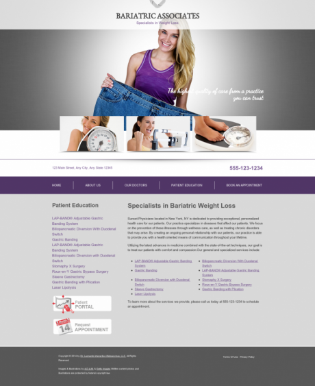 Bariatric Surgery Website Preview #17