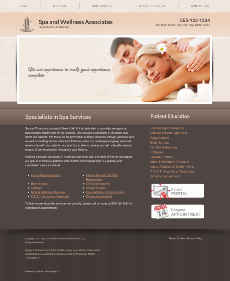 Dermatology Website Preview #1
