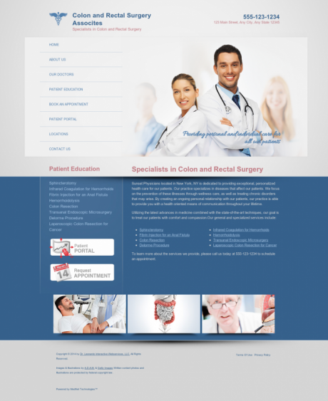 Colon & Rectal Surgery Website Preview #11