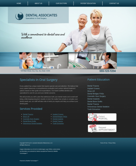 Oral Surgery Website Preview #16