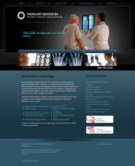 Radiology Website Preview #18