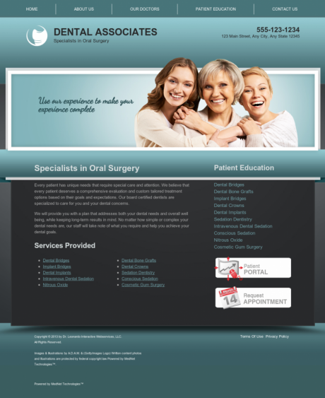 Oral Surgery Website Preview #18
