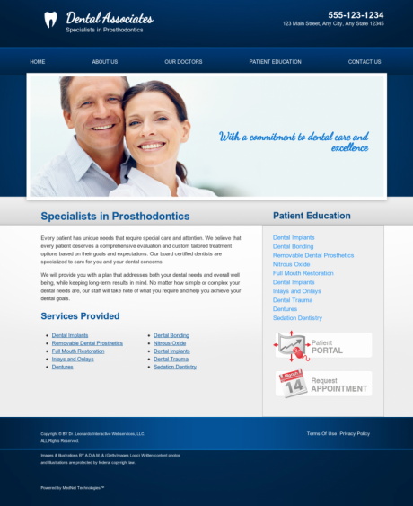 Prosthodontics Website Preview #18