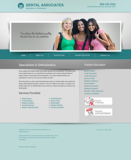 Orthodontics Website Preview #18