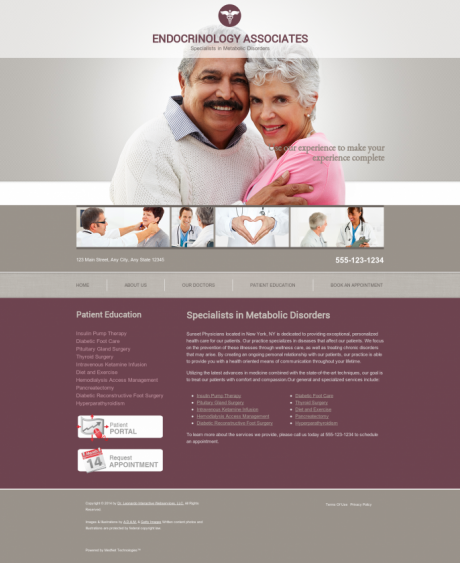 Endocrinology Website Preview #12