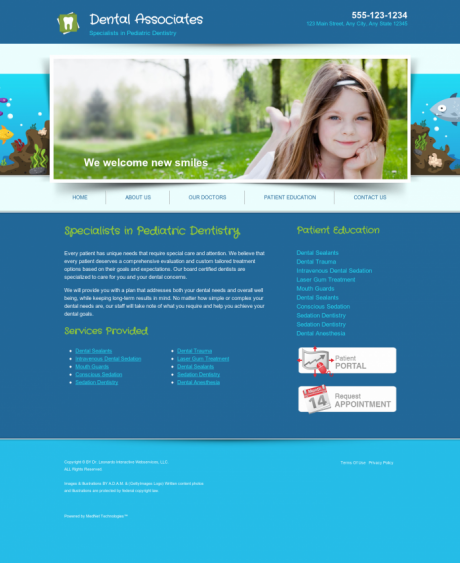 Pediatric Dentistry Website Preview #12