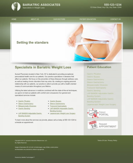 Bariatric Surgery Website Preview #15