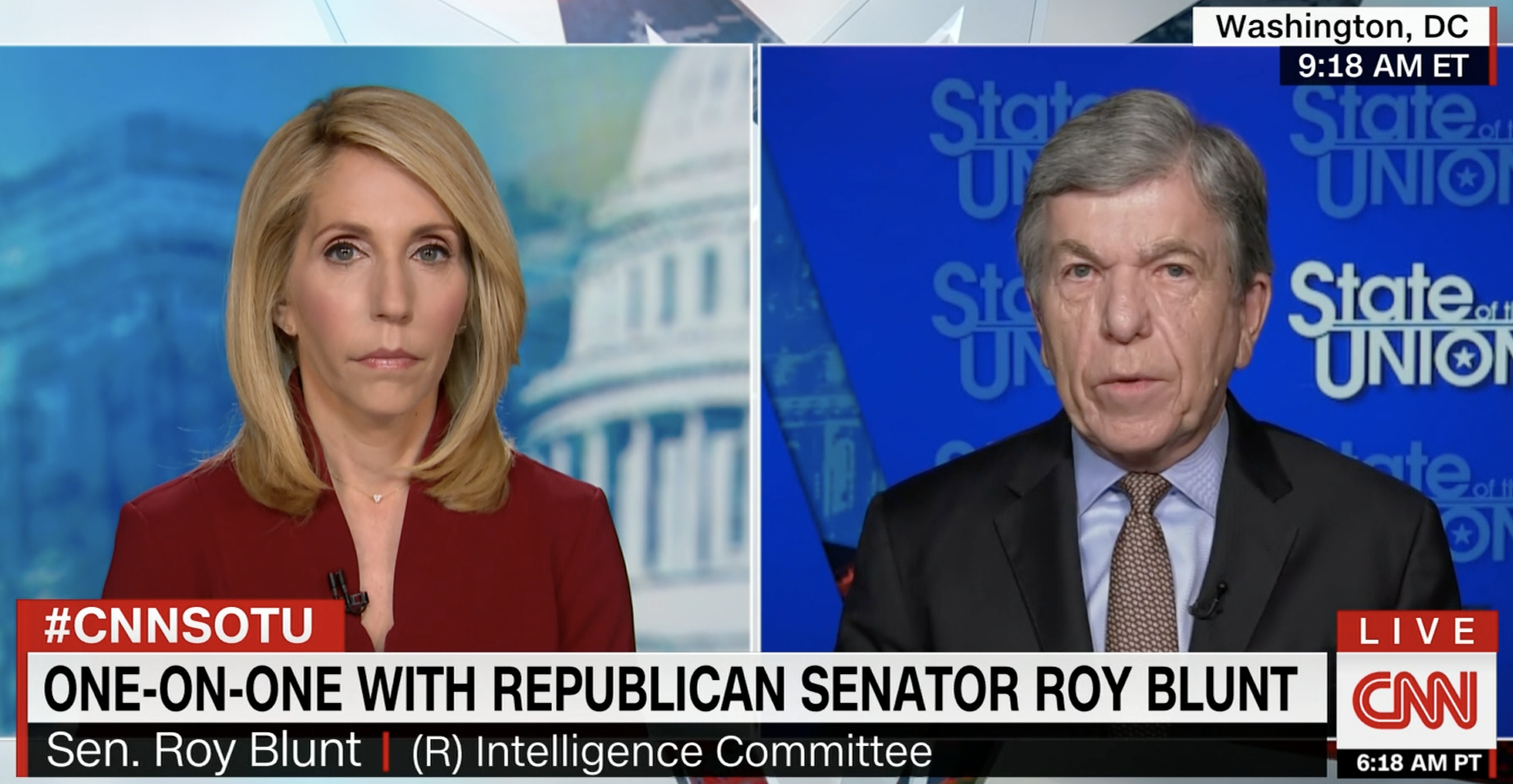 Senator Roy Blunt on State of the Union (November 29, 2021)
