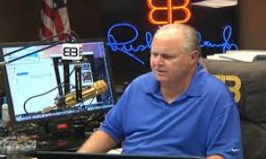 Rush Limbaugh in studio
