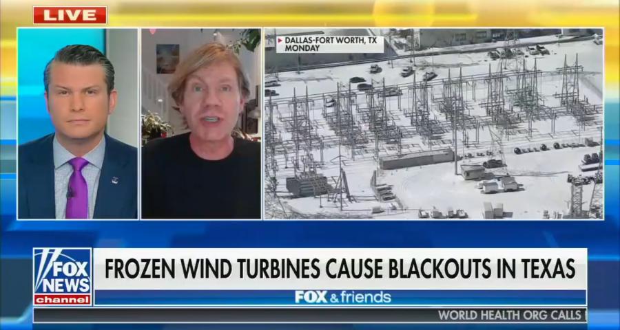 Fox News' Fox & Friends for February 16, 2021: Frozen wind turbines cause blackouts in Texas