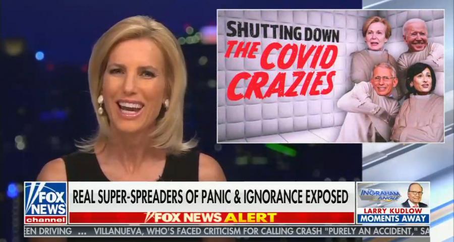 Fox News' The Ingraham Angle for March 31, 2021: "Shutting down the COVID crazies" monologue