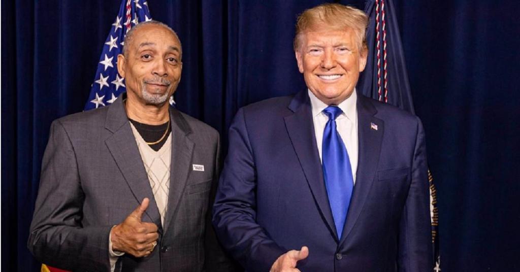 Clarence Mason Weaver with Trump