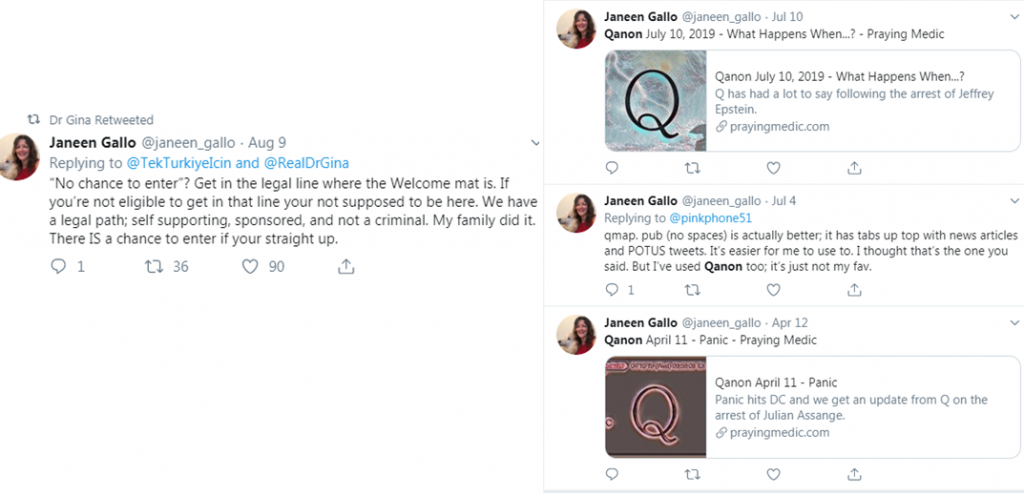 Gina Loudon Qanon tweet1