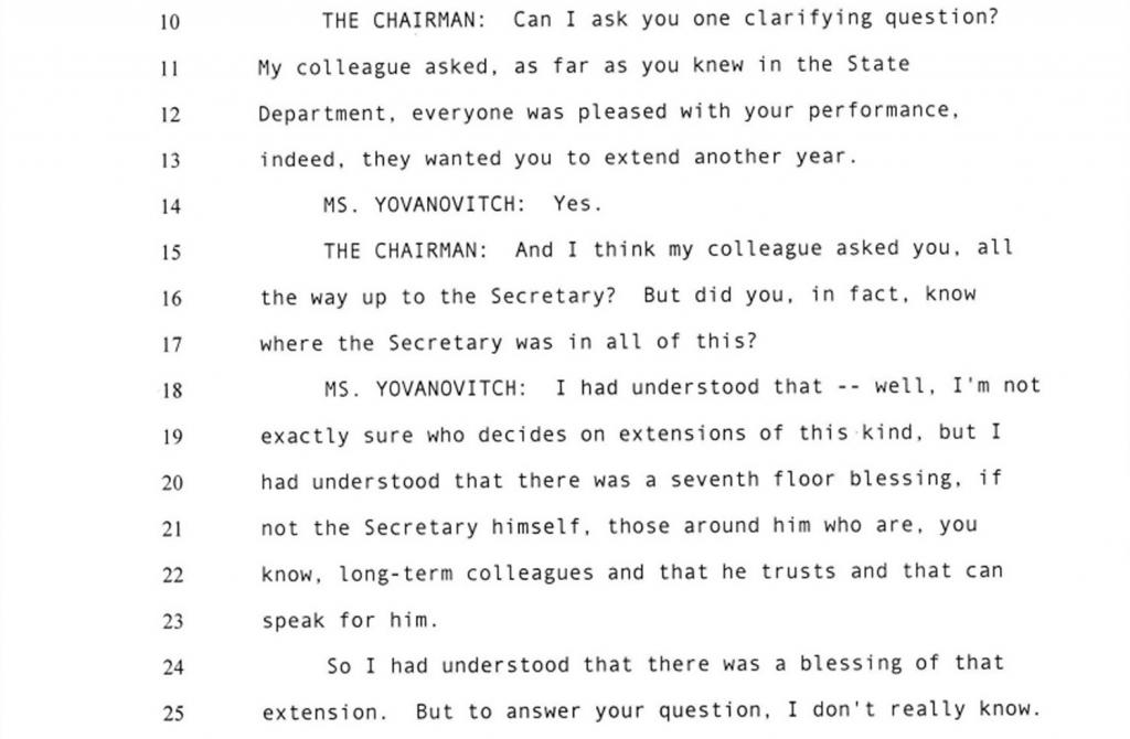 Hannity call Yovanovitch transcript 1