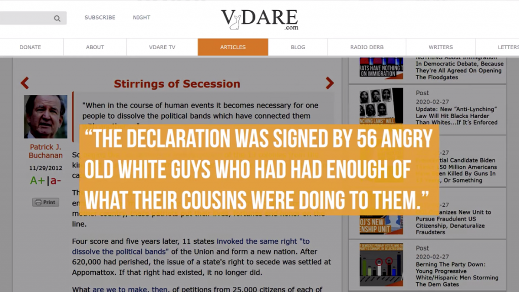 VDARE Secession