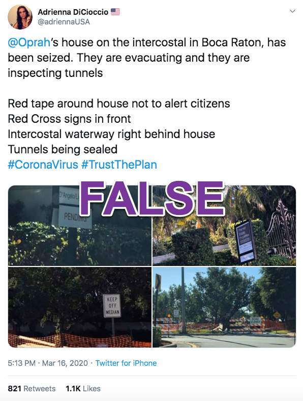 Oprah hoax Twitter1