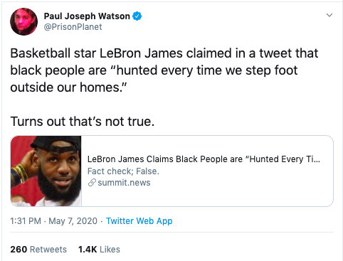 Paul Joseph Watson on Twitter