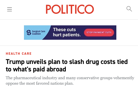 politico headline