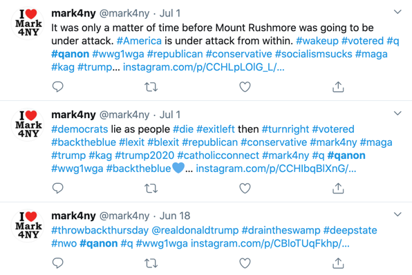 Mark Szuszkiewicz QAnon Twitter