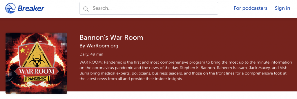 Bannon Breaker Podcast