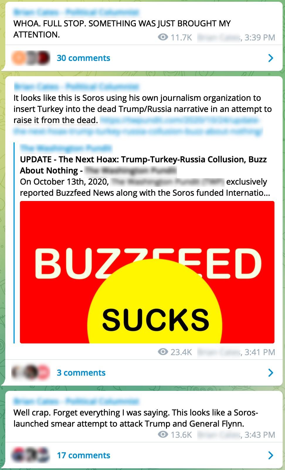 QAnon-adjacent influencer reverses opinion on the Pandora Papers