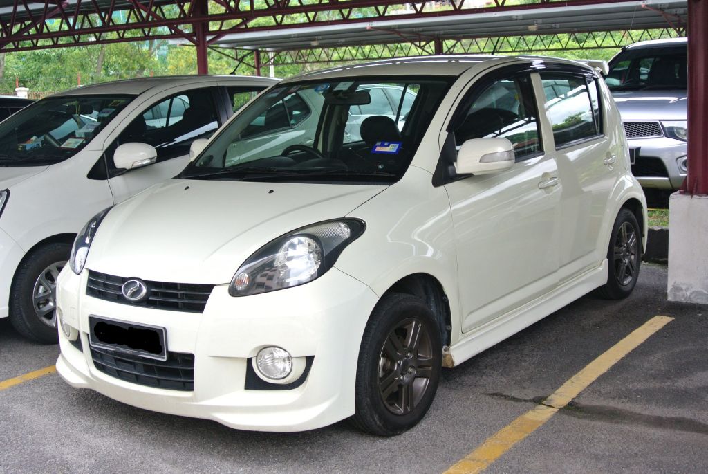 The start of a runaway success. The first-generation Myvi.