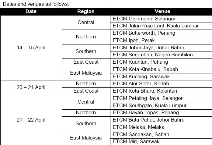 Test drive dates 01