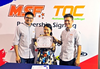 TOC collaborates with MSF to create future motorsport leaders TOC collaborates with MFS - 01