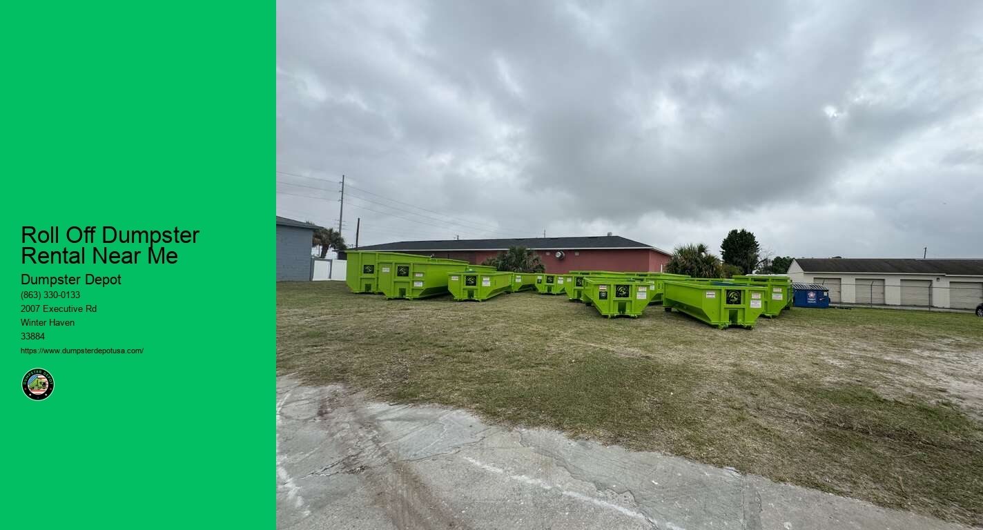 Junk Dumpster Rental Near Me