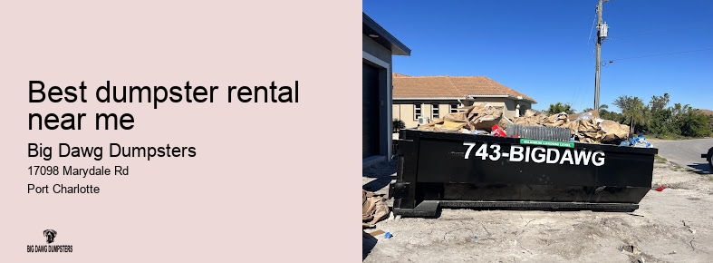 local dumpster rental