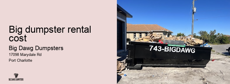 dumpster rental Port Charlotte FL