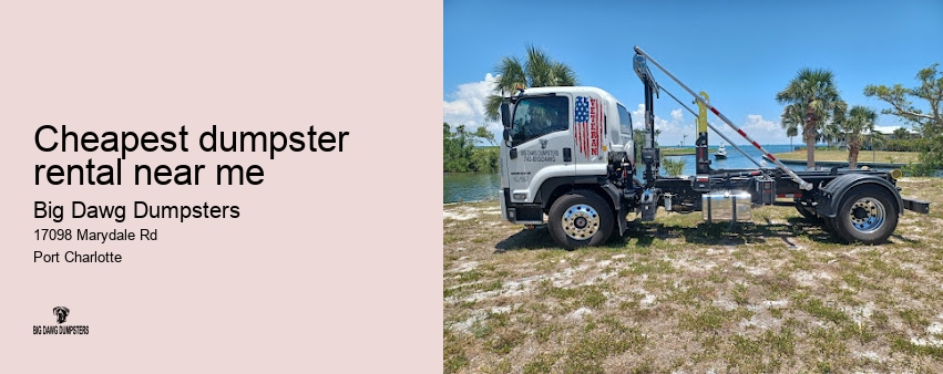 how much is a dumpster rental