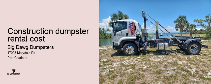 flat rate dumpster rental