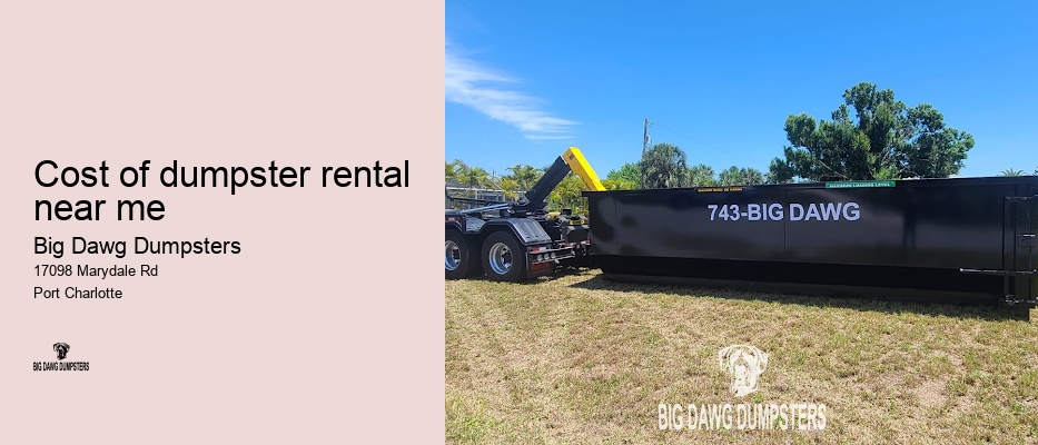 cheapest dumpster rental near me