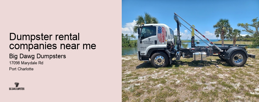 Dumpster service - Bigdawgfl.com