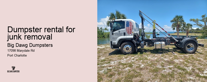 dumpster rental that takes everything