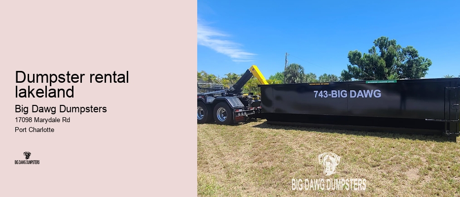 dumpster rental residential