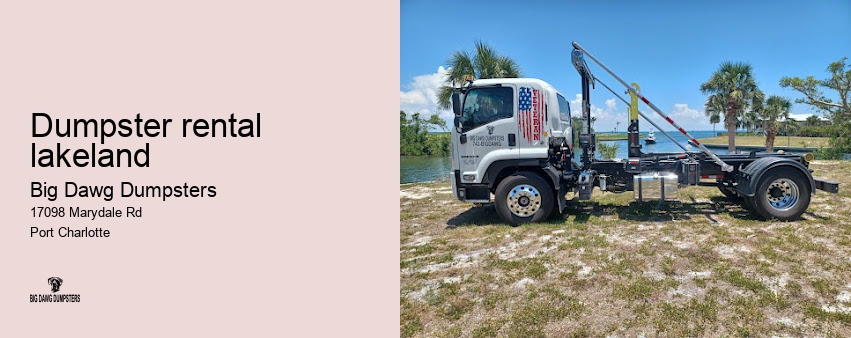 how much dumpster rental cost