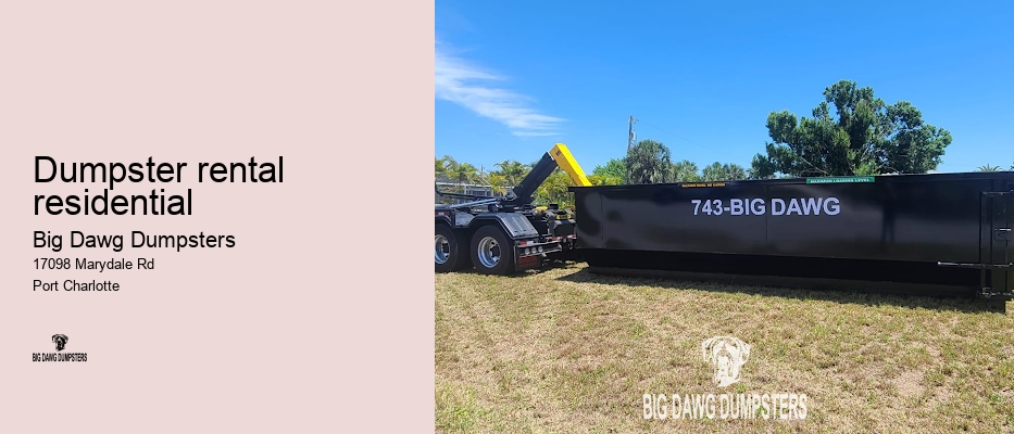 dumpster rental services near me