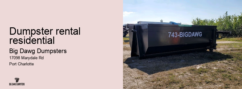 rent a dumpster