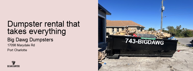 small dumpster rental near me