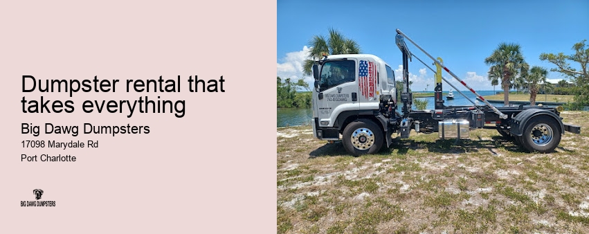 trash dumpster service near me
