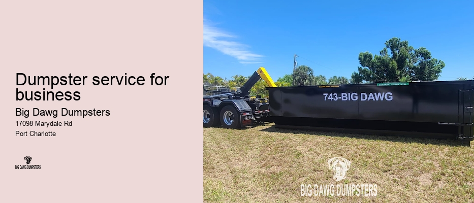 cost of dumpster rental near me