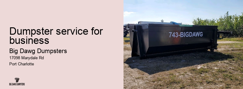 dumpster rental fees