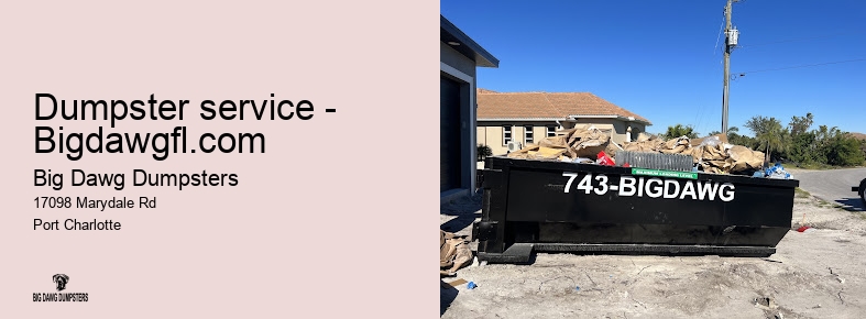 dumpster rental services