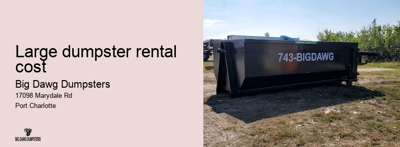 cheapest dumpster rental near me