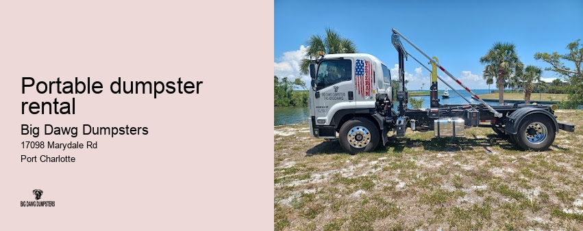 portable dumpster rental
