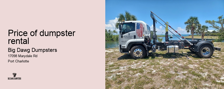 concrete dumpster rental near me