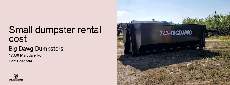 dumpster rental for concrete
